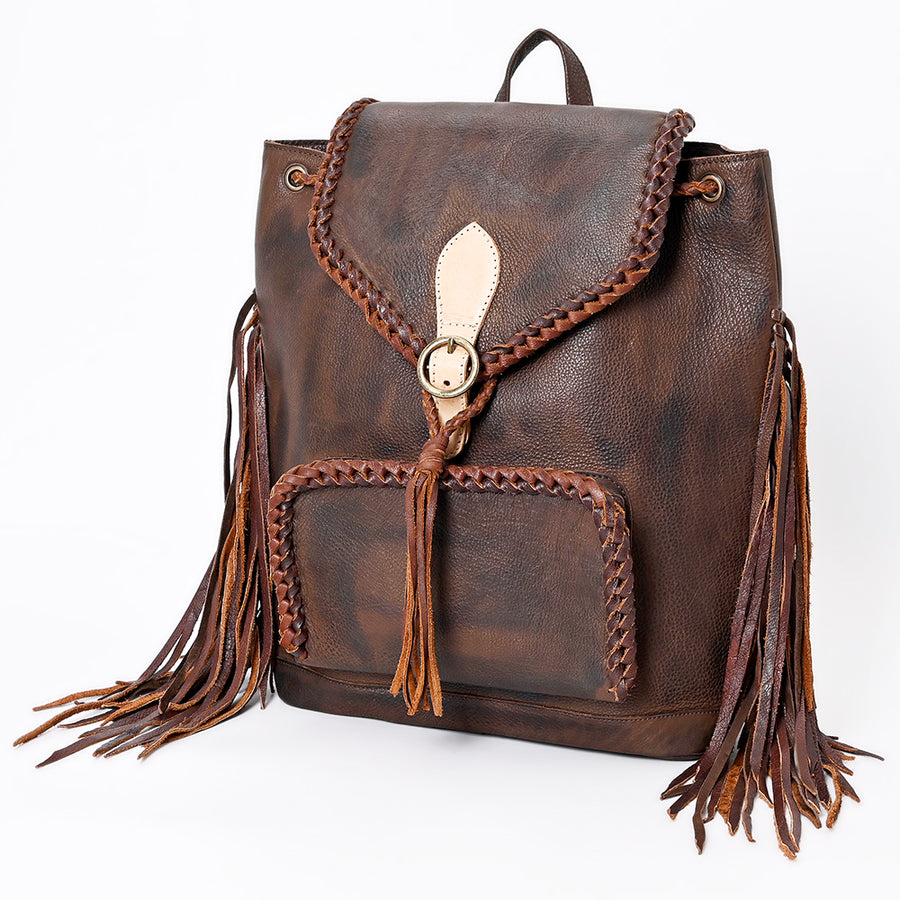 American Darling Backpack Full Grain Genuine Leather Western Women Bag | for Laptop School Purse Travel - Uhorse