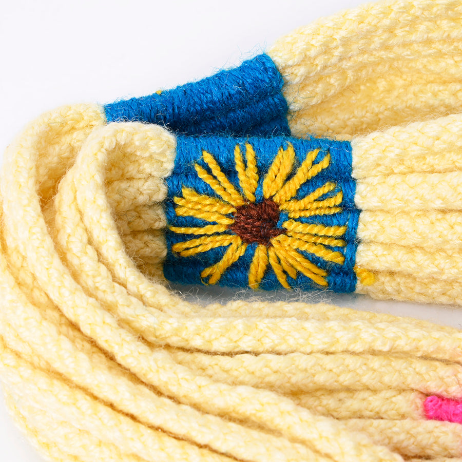 American Darling Hand Braided Wool Strand Crossbody Handle Strap for Bags Phone Wallet Purse Clutch Cellphone Holder