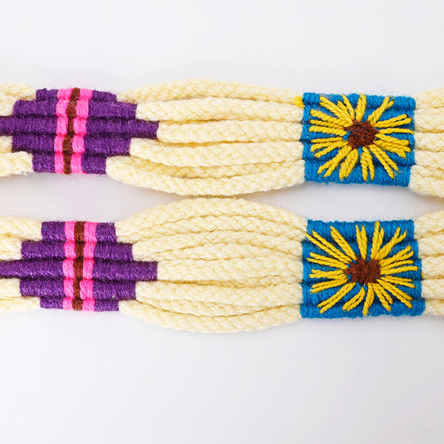 American Darling Hand Braided Wool Strand Crossbody Handle Strap for Bags Phone Wallet Purse Clutch Cellphone Holder