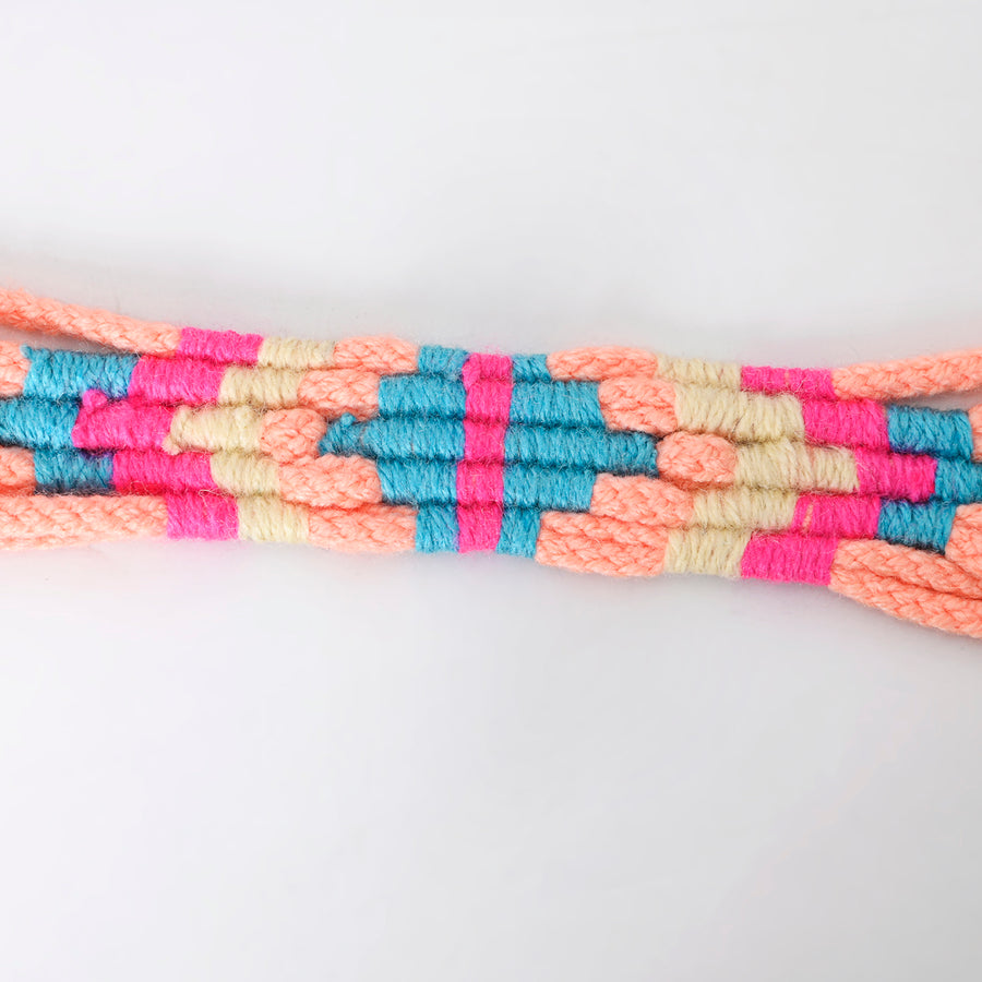 American Darling Hand Braided Wool Strand Crossbody Handle Strap for Bags Phone Wallet Purse Clutch Cellphone Holder