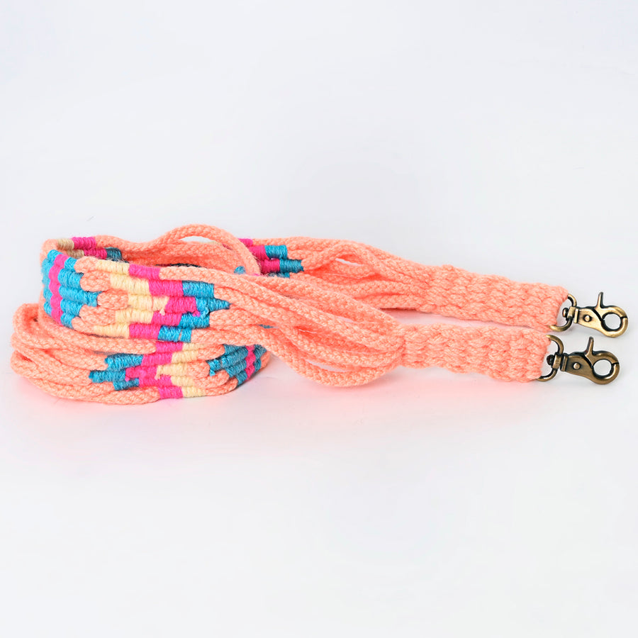 American Darling ADWSX104 Hand braided Wool strand Crossbody Handle by Hilason – Cowboy and equestrian accessories