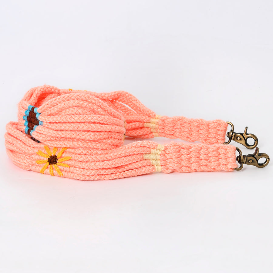 American Darling ADWSX106 Hand braided Wool strand Crossbody Handle by Hilason – Cowboy and equestrian accessories