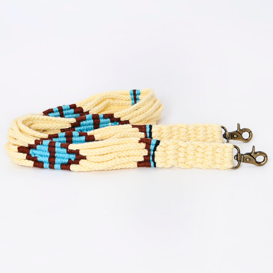 American Darling ADWSX110 Hand braided Wool strand Crossbody Handle by Hilason – Cowboy and equestrian accessories