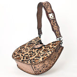 American Darling Hobo Hand Tooled Hair-On Genuine Leather women bag western handbag purse