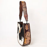 American Darling Hobo Hand Tooled Hair-On Genuine Leather women bag western handbag purse