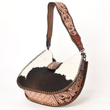 American Darling Hobo Hand Tooled Hair-On Genuine Leather women bag western handbag purse