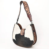 American Darling Hobo Hand Tooled Hair-On Genuine Leather women bag western handbag purse