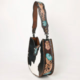 American Darling Hobo Hand Tooled Hair-On Genuine Leather women bag western handbag purse