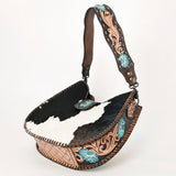 American Darling Hobo Hand Tooled Hair-On Genuine Leather women bag western handbag purse