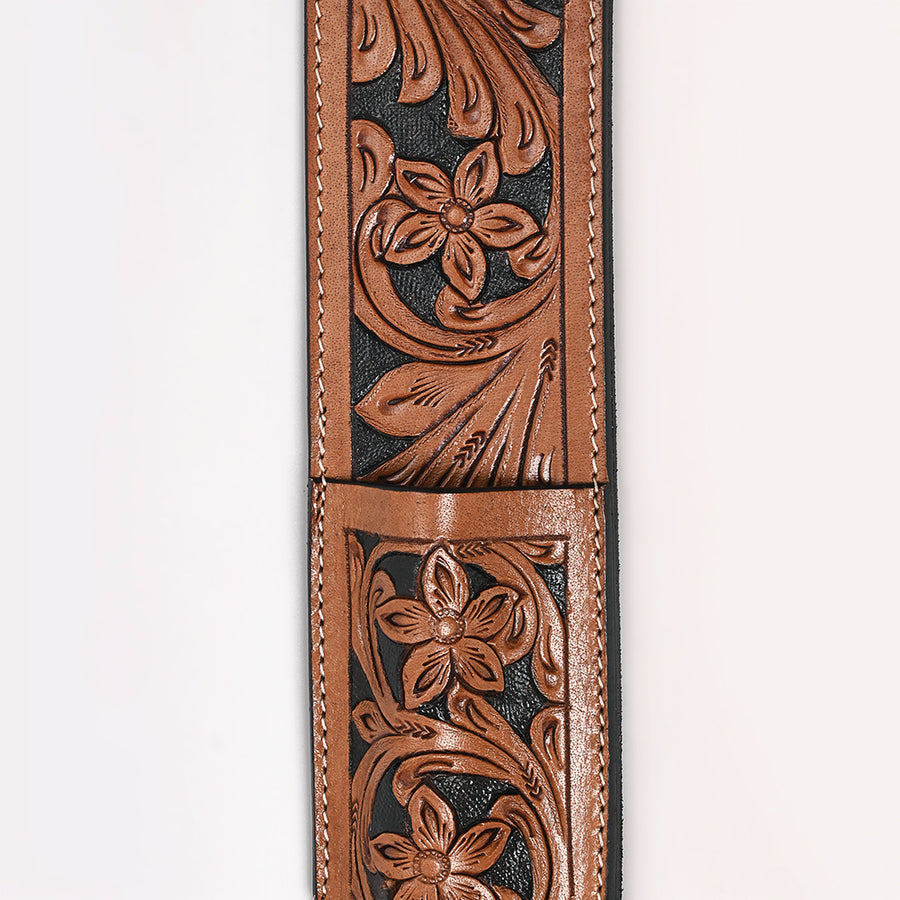 HILASON Horse Western Carved Leather Rear Flank Back Cinch Girth Saddle Billets Comfytack | Billet Strap