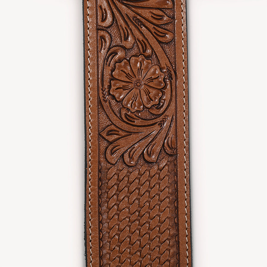 HILASON Horse Western Carved Leather Rear Flank Back Cinch Girth Saddle Billets Comfytack | Billet Strap