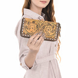 American Darling Clutch Hand Tooled Genuine Leather Western Women Bag Handbag Purse | Purses