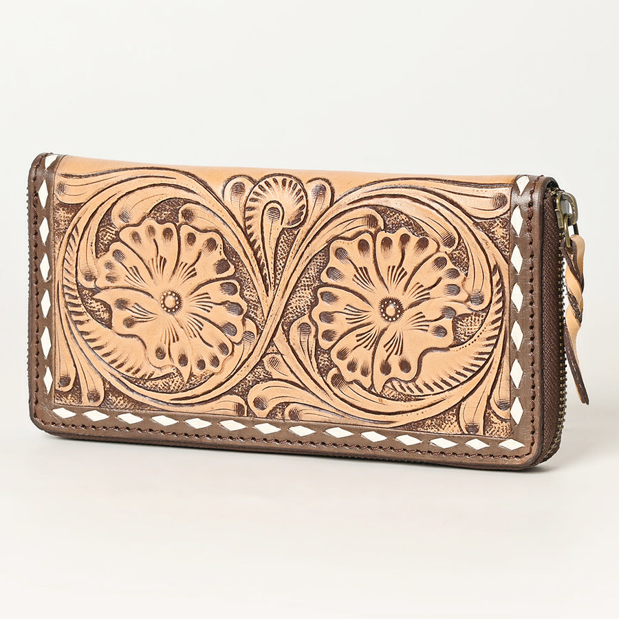 American Darling Clutch Hand Tooled Genuine Leather Western Women Bag Handbag Purse | Purses - Uhorse
