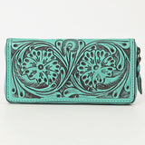 American Darling Clutch Hand Tooled Genuine Leather Western Women Bag Handbag Purse | Purses