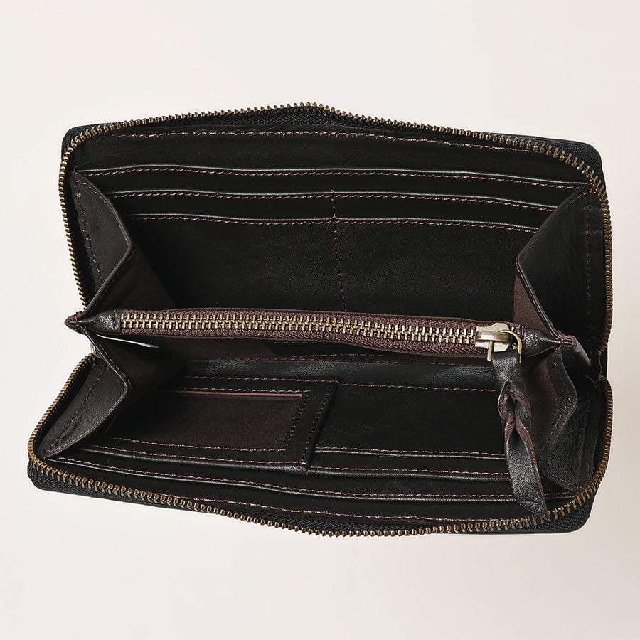 American Darling Clutch Hand Tooled Genuine Leather Western Women Bag Handbag Purse | Purses