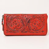 American Darling Clutch Hand Tooled Genuine Leather Western Women Bag Handbag Purse | Purses