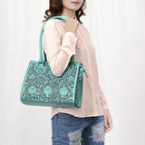 American Darling Tote Hand Tooled Genuine Leather Western Women Bag Handbag Purse | Casual