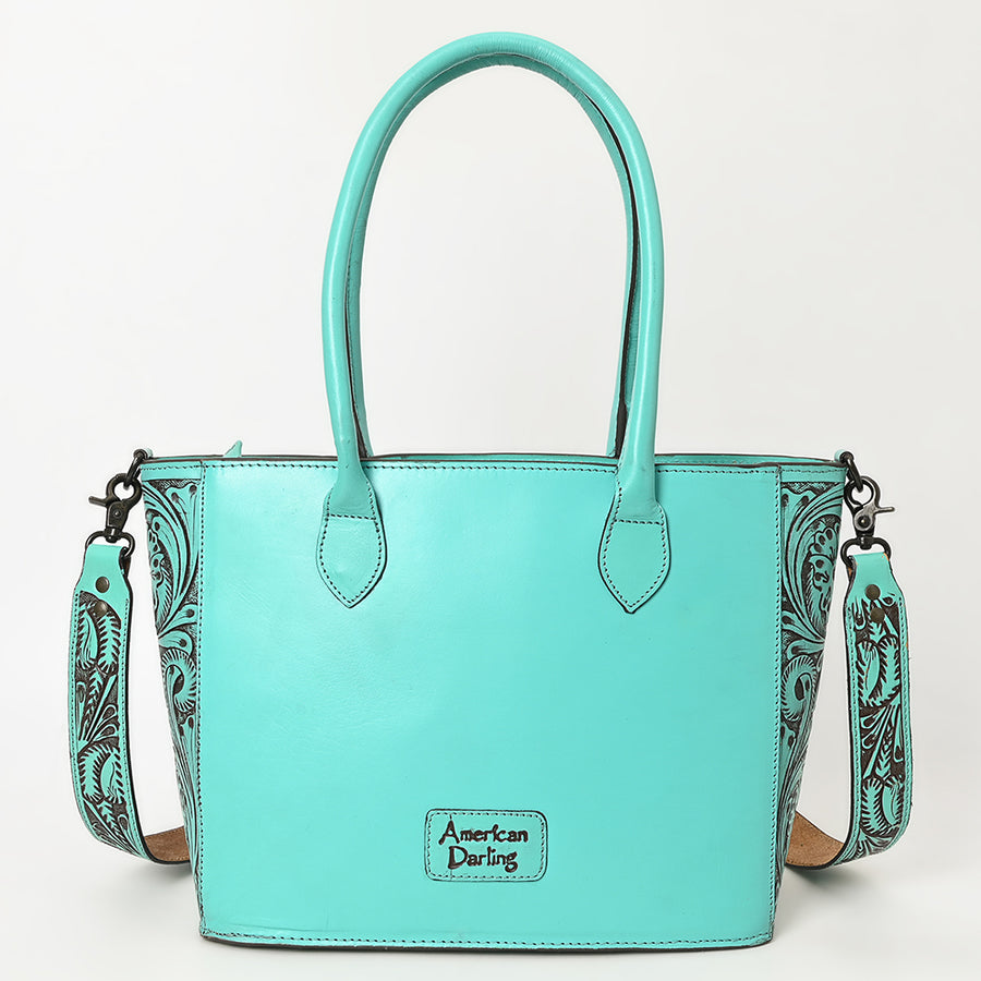 American Darling Tote Hand Tooled Genuine Leather Western Women Bag Handbag Purse | Casual