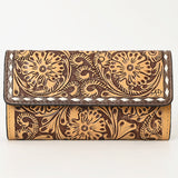 American Darling Wallet Hand Tooled Genuine Leather Western Women Bag | Wristlet Travel