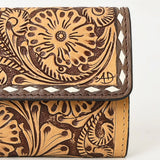 American Darling Wallet Hand Tooled Genuine Leather Western Women Bag | Wristlet Travel