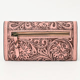 American Darling Wallet Hand Tooled Genuine Leather Western Women Bag | Wristlet Travel