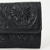 American Darling Wallet Hand Tooled Genuine Leather Western Women Bag | Wristlet Travel