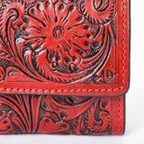 American Darling Wallet Hand Tooled Genuine Leather Western Women Bag | Wristlet Travel