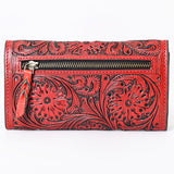 American Darling Wallet Hand Tooled Genuine Leather Western Women Bag | Wristlet Travel