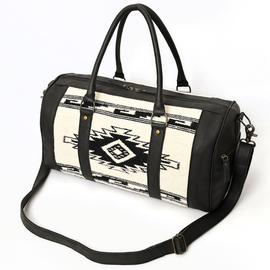 American Darling Duffel Saddle Blanket Genuine Leather Western Women Bag | Handbag Duffel Weekend Travel Bags for - Hilason