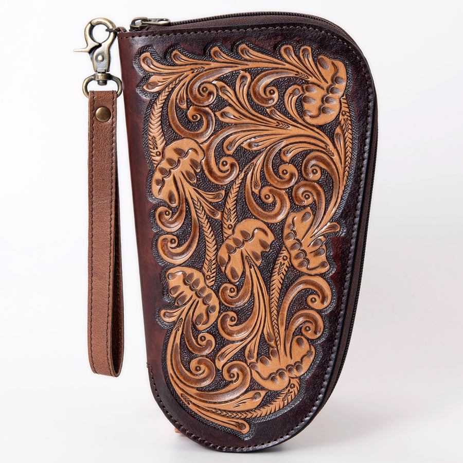 American Darling Gun Case Hand Tooled Genuine Leather Western Cases | Women Shotgun for Handguns