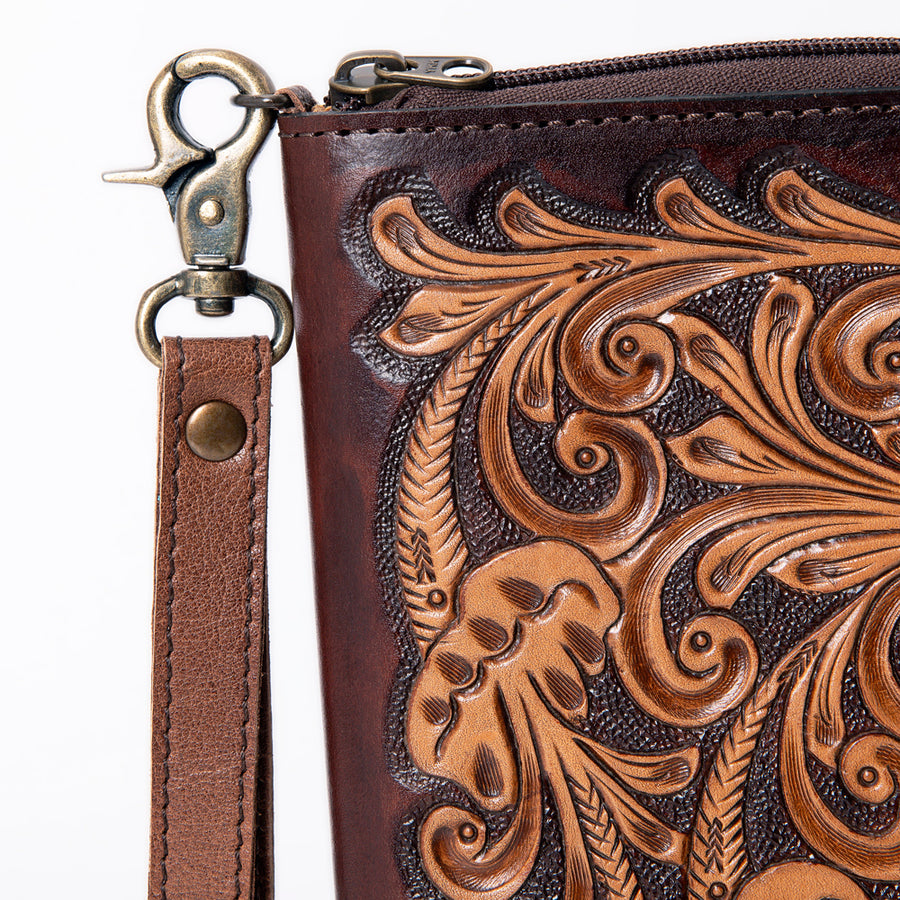 American Darling Gun Case Hand Tooled Genuine Leather Western Cases | Women Shotgun for Handguns