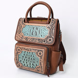 american apparel backpack leather American Darling ADBG1088B Backpack Hand Tooled Hair-On Genuine Leather women bag western handbag purse