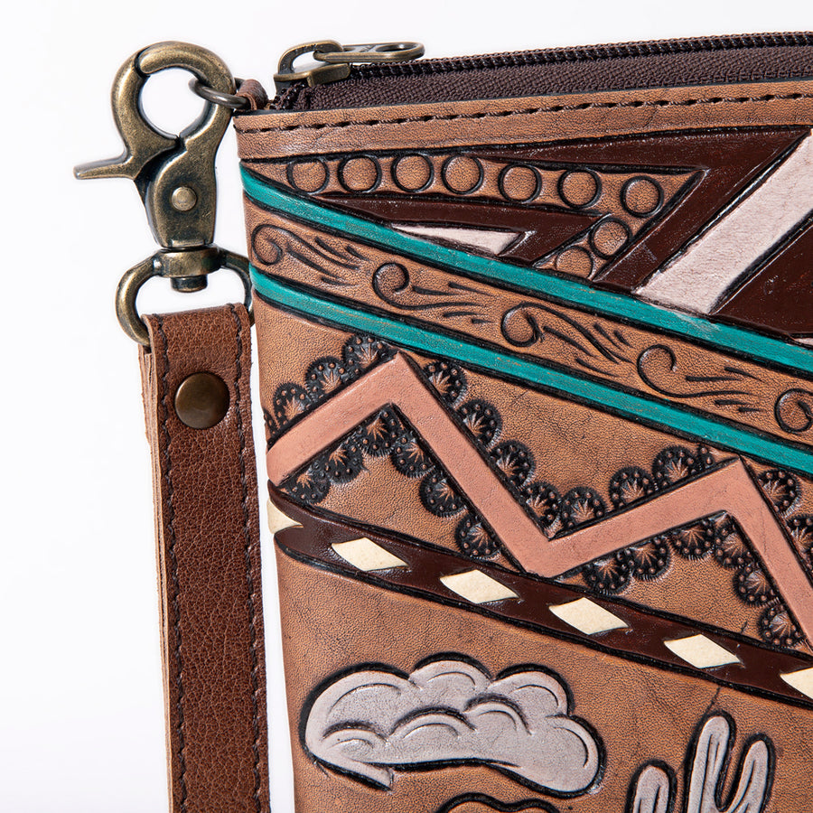 American Darling Gun Case Hand Tooled Genuine Leather Western Cases | Women Shotgun for Handguns
