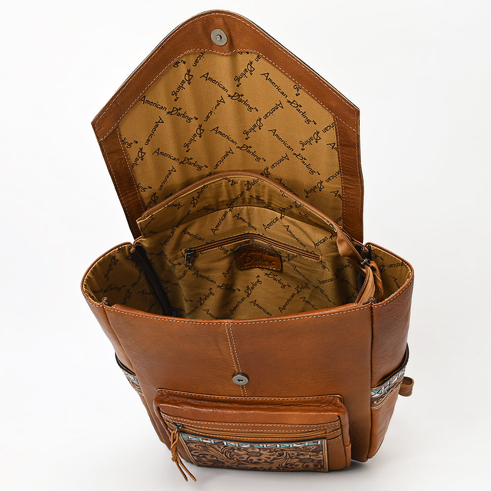 ADBG1093 American Darling Backpack Hand Tooled Genuine Leather women bag Western handbag purse