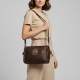 American Darling Cross Body Hair-On Genuine Leather Western Women Bag | Pink Handbag Purse Crossbody for Cute