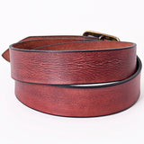 American Darling ADBLF197-L Genuine American Leather Belt Men and  Women