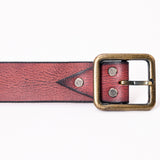 American Darling ADBLF197-L Genuine American Leather Belt Men and  Women