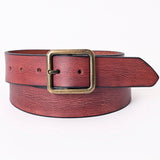 American Darling ADBLF197-L Genuine American Leather Belt Men and  Women