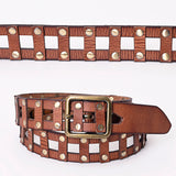 American Darling Full Grain Genuine American Leather Belt Men and Women