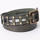 American Darling Full Grain Genuine American Leather Belt Men and Women