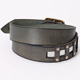 American Darling Full Grain Genuine American Leather Belt Men and Women