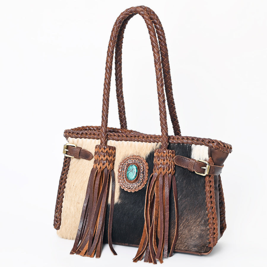 American Darling Tote Hair-On Genuine Leather Western Women Bag Handbag purse | Travel Bags College Casual - Hilason