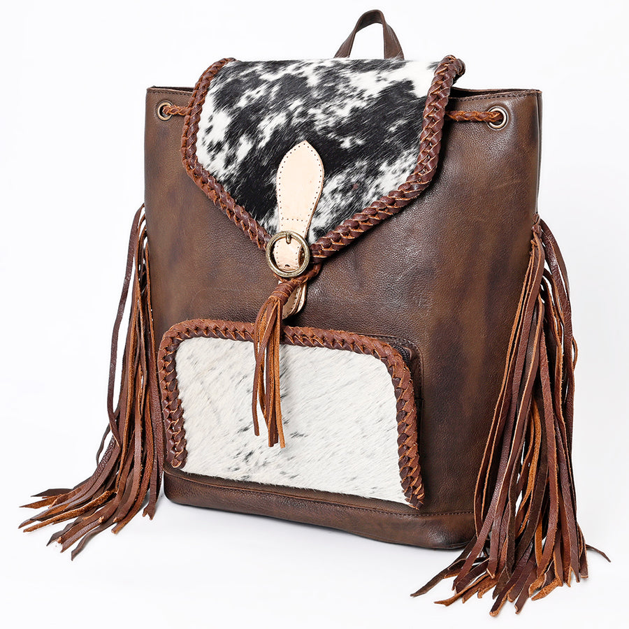 American Darling Backpack Hair on Genuine Leather Western Women Bag | for Laptop School Purse Travel - Uhorse