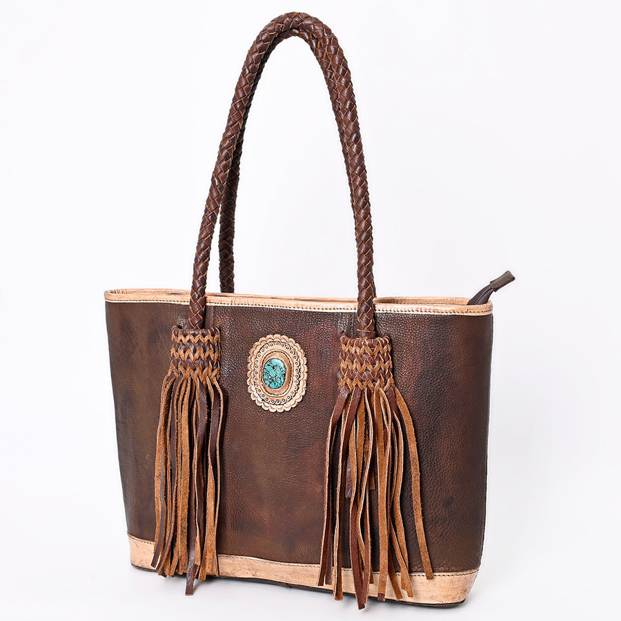 American Darling Tote Full Grain Genuine Leather Western Women Bag Handbag Purse | Travel Bags College Casual - Uhorse