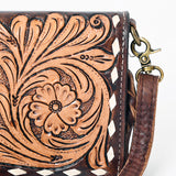American Darling ADBGM169AA Organiser Hand Tooled Genuine Leather Women Bag Western Handbag Purse