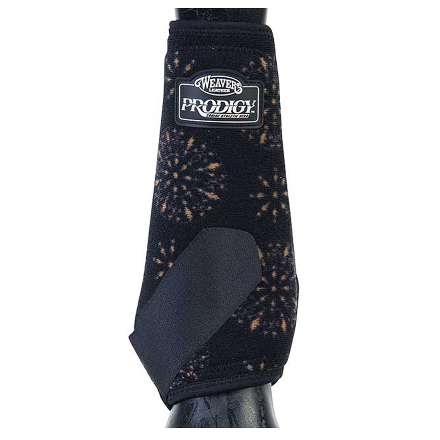 Medium Prodigy H. Athletic Sports Boots Front By Weaver Black – by Hilason – Cowboy and equestrian accessories