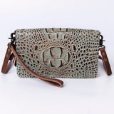 American Darling ORGANISER Upcycled Wool Genuine Leather women bag western handbag purse