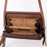 American Darling ORGANISER Upcycled Wool Genuine Leather women bag western handbag purse