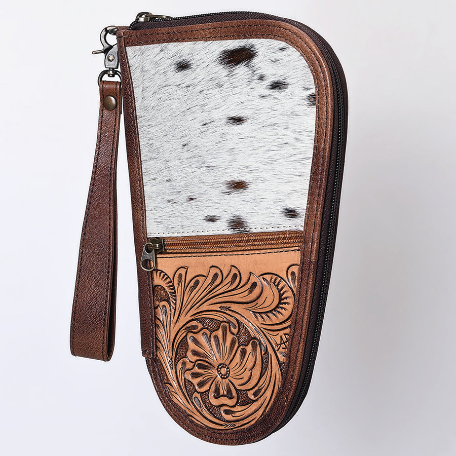 ADGC103 American Darling Hand Tooled Hair On Genuine Leather Women Bag by Hilason – Cowboy and equestrian accessories