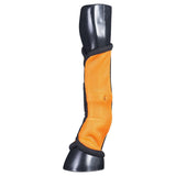 Lrg Tough1 Western Horse Comfort Mesh Fly Boots Protective Legs Set Of 4 Orange